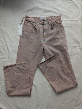 SLVRLAKE NWT Wide-Leg Jeans in Mauve Pink